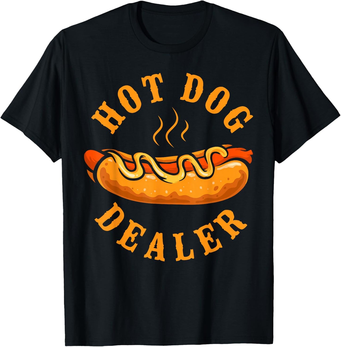 Hot Dog Adult Hot Dog Dealer T-Shirt - T-Shirt | Black