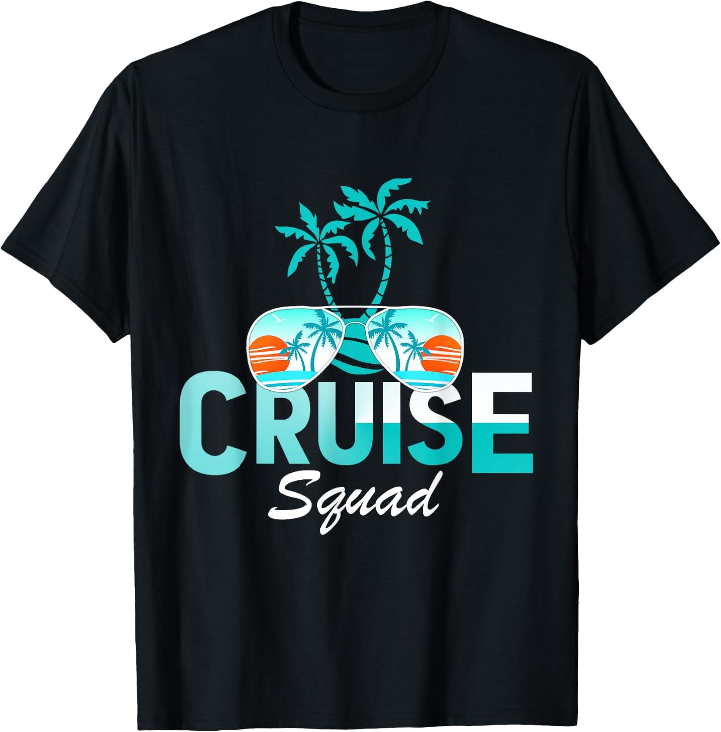 Cruise Squad Family Matching Cruise Trip Vacation Designs T-Shirt - T-Shirt | Black