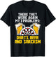 Darts Beer and sarcasm - Darts T-Shirt - T-Shirt | Black