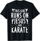 Funny Karate Design Girls Karate Martial Art Lover T-Shirt - T-Shirt | Black