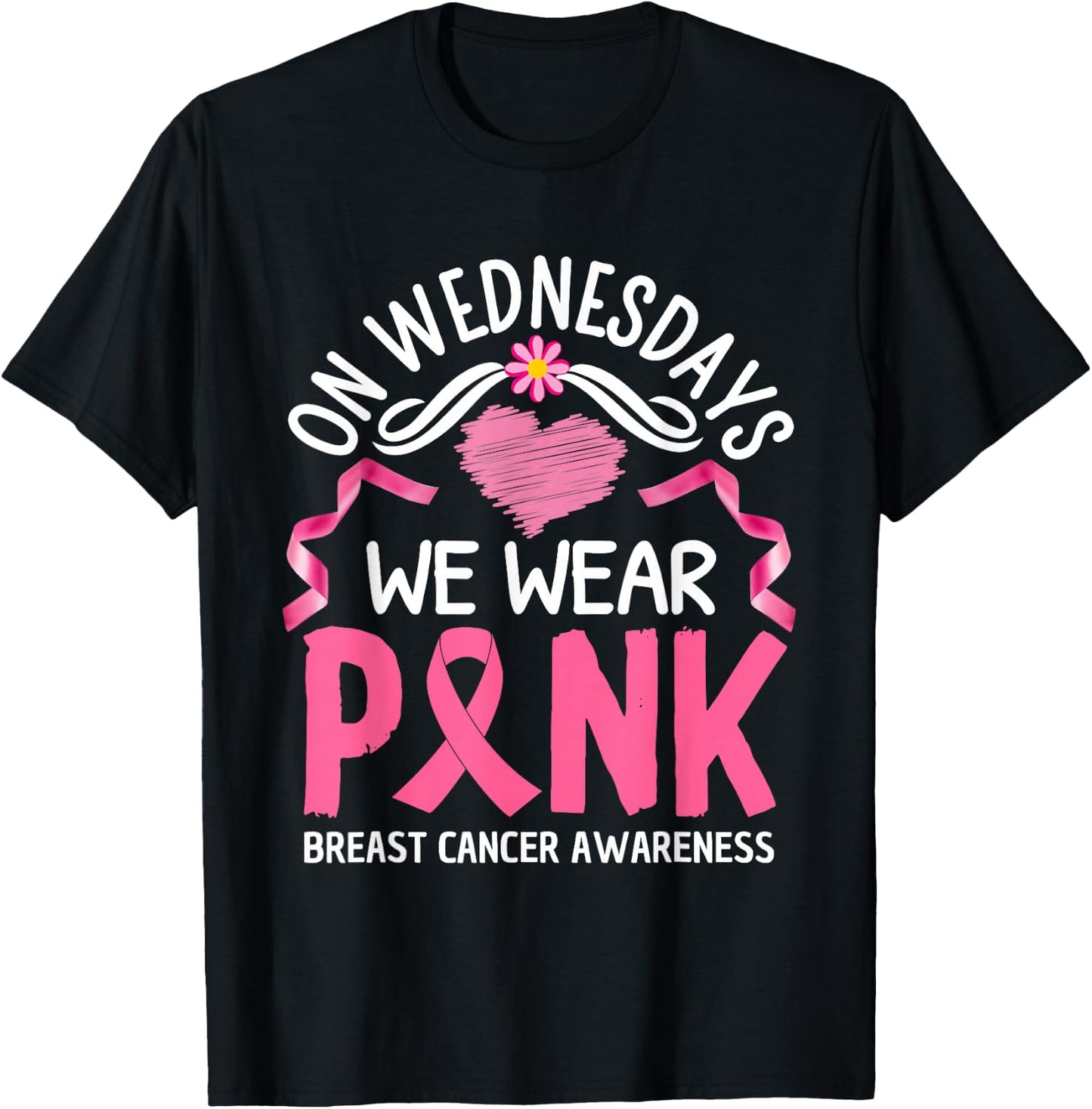 On Wednesday We Wear Pink T-Shirt - T-Shirt | Black
