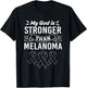 My God Is Stronger Than Cancer Melanoma Awareness T-Shirt - T-Shirt | Black