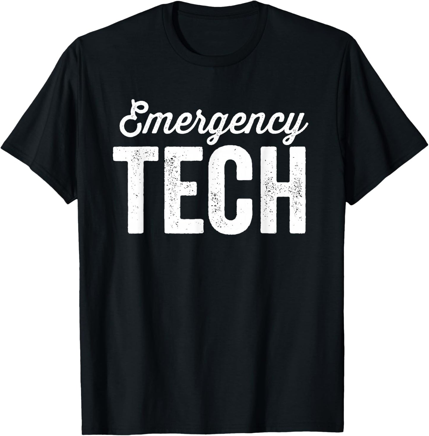 ER Tech Emergency Room Technician Nurse Technologist T-Shirt - T-Shirt | Black