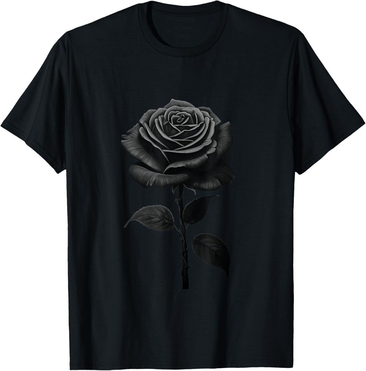 Black Rose T-Shirt - T-Shirt | Black