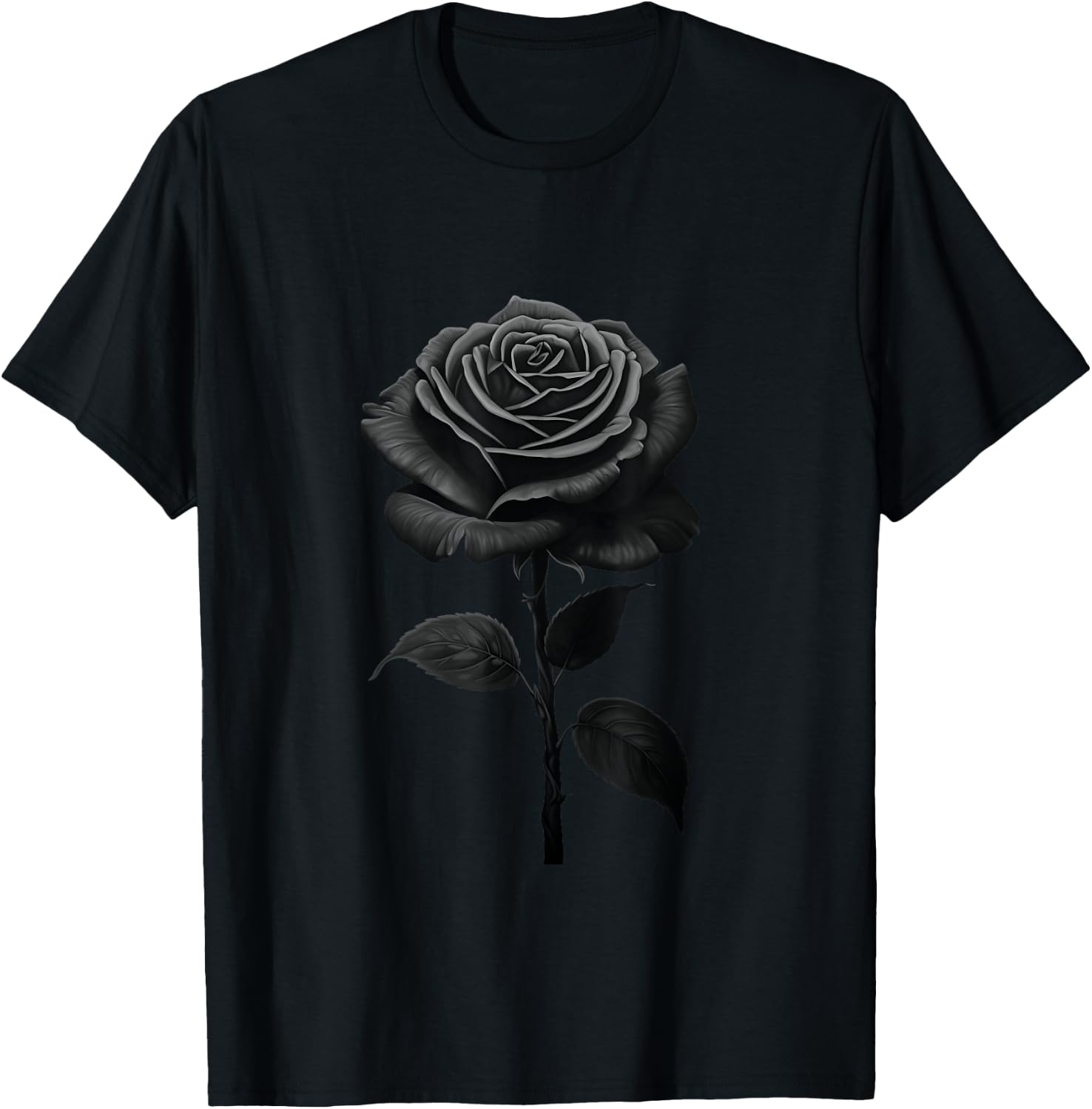 Black Rose T-Shirt - T-Shirt | Black