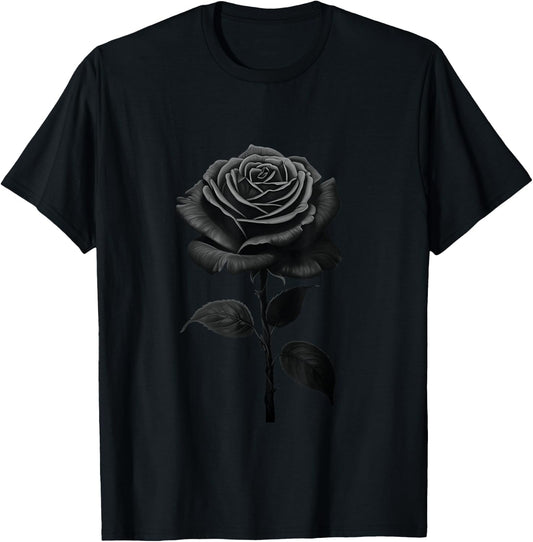 Black Rose T-Shirt - T-Shirt | Black