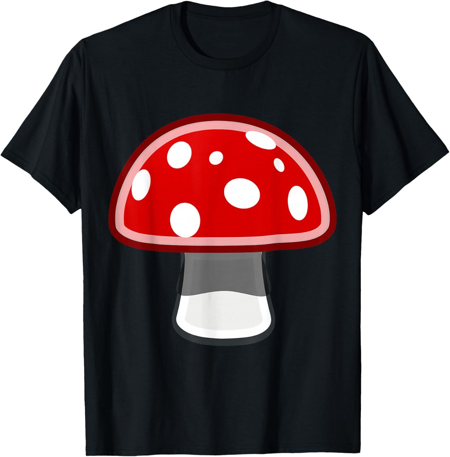 Amanita Muscaria Fly Agaric Red Mushroom Mycologist T-Shirt - T-Shirt | Black