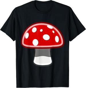 Amanita Muscaria Fly Agaric Red Mushroom Mycologist T-Shirt - T-Shirt | Black