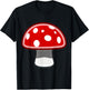 Amanita Muscaria Fly Agaric Red Mushroom Mycologist T-Shirt - T-Shirt | Black