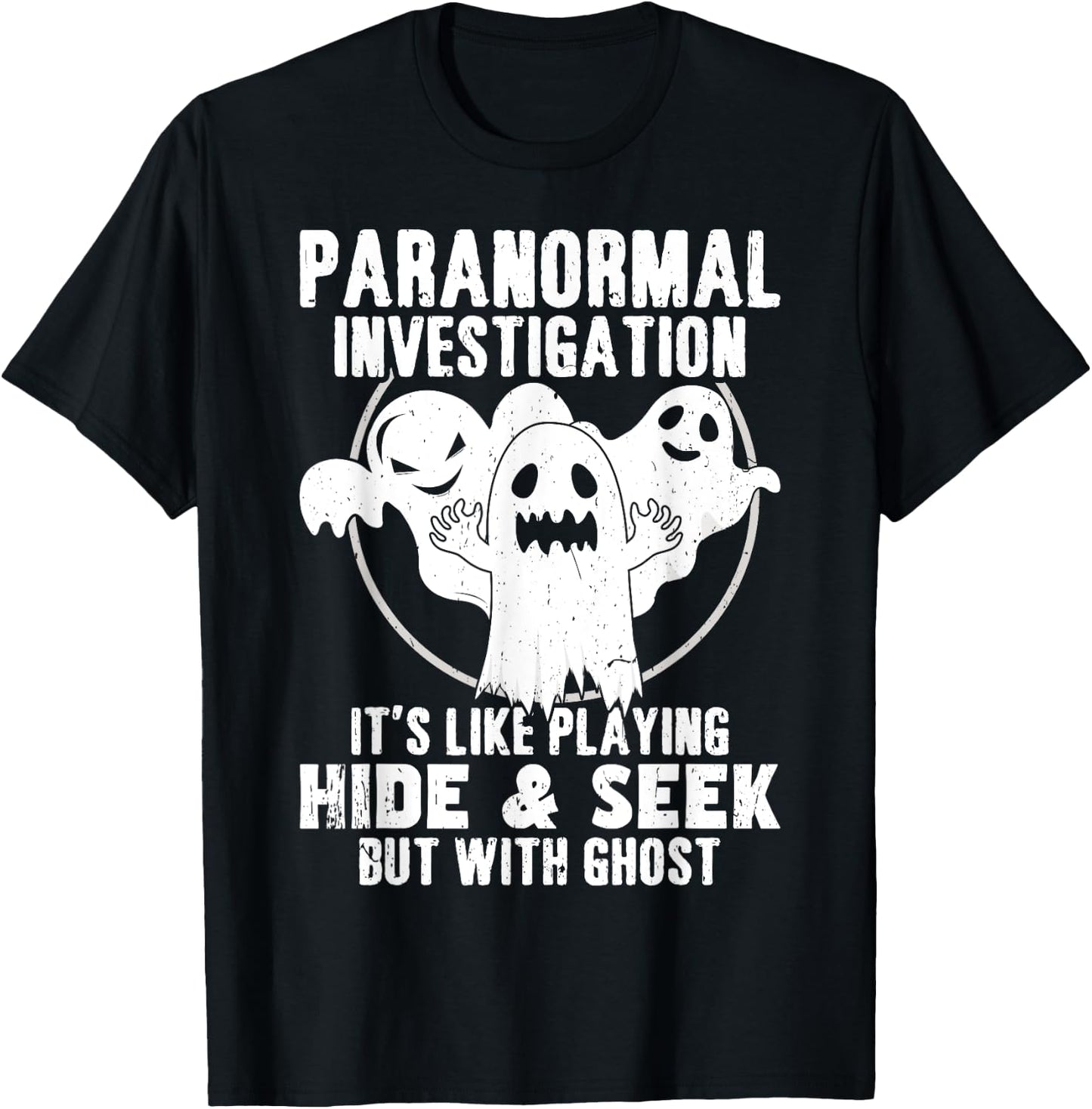 Paranormal Investigator Ghost hunting T-Shirt - T-Shirt | Black