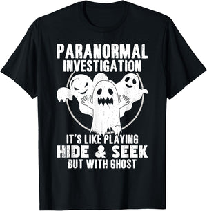 Paranormal Investigator Ghost hunting T-Shirt - T-Shirt | Black