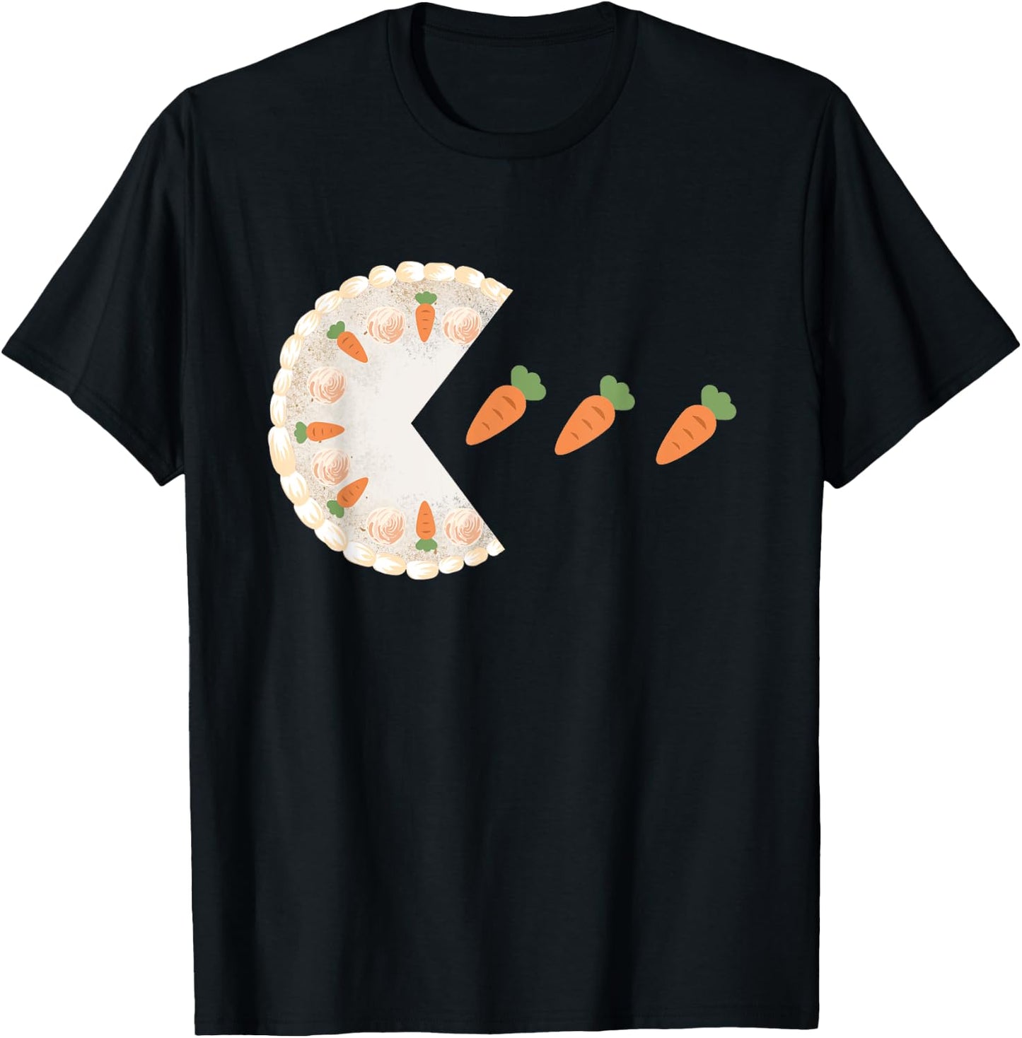 Carrot Cake Costume Cake Lover Carrot Cake T-Shirt - T-Shirt | Black