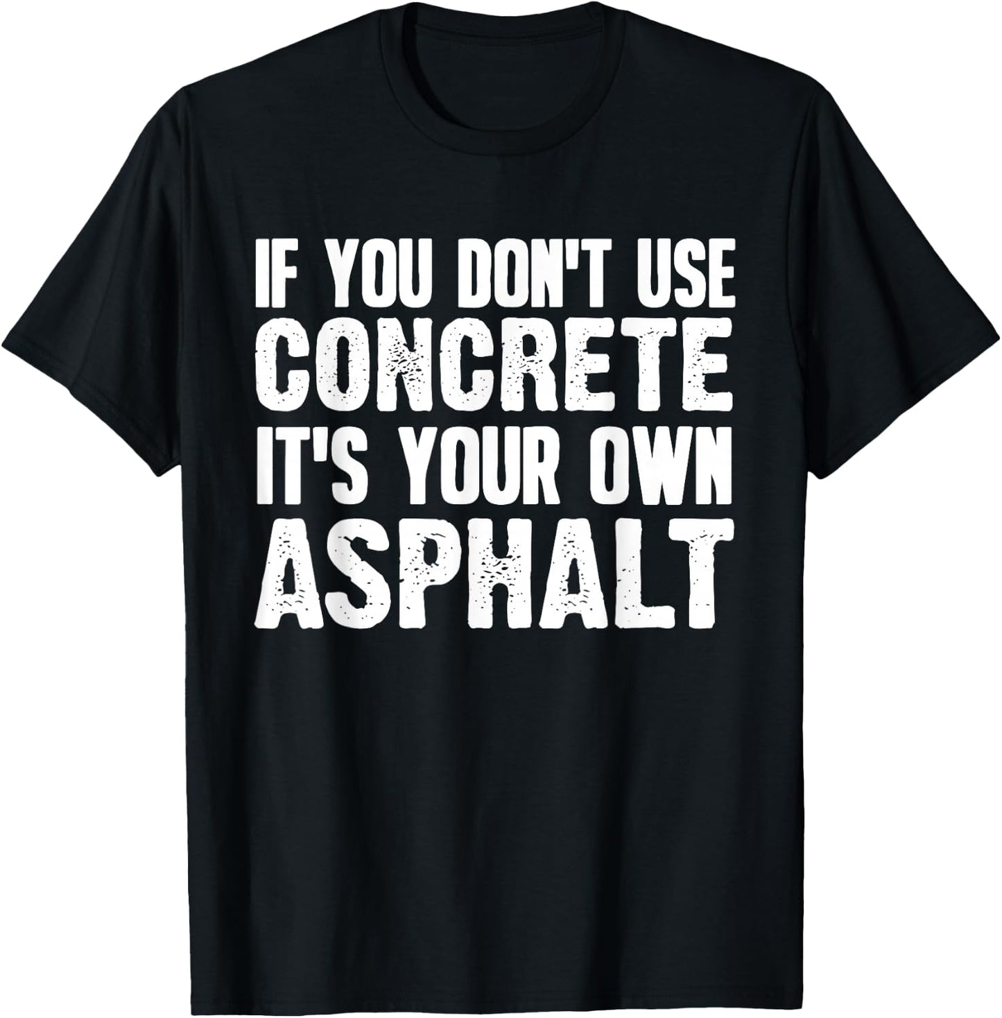 Funny Concrete Asphalt Art Women Concrete Finisher T-Shirt - T-Shirt | Black
