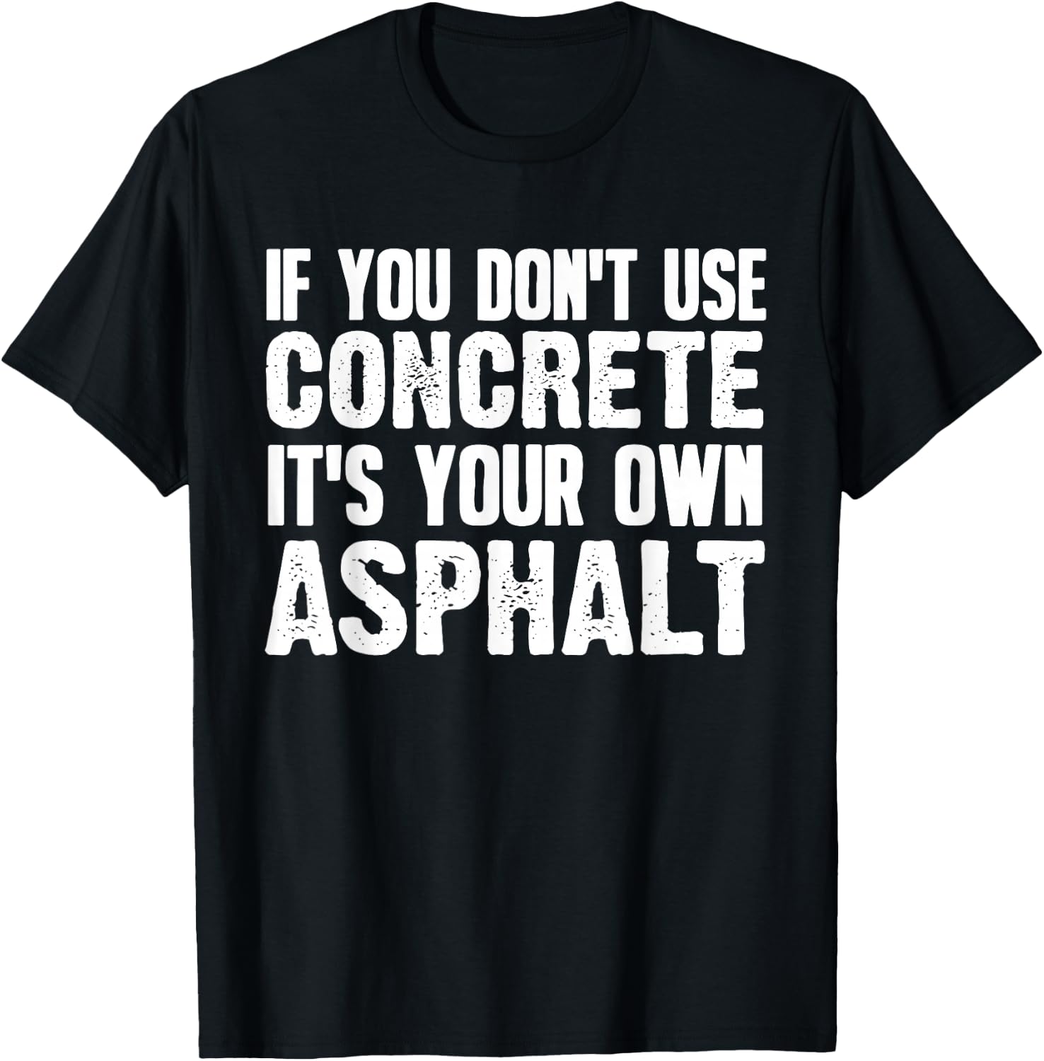 Funny Concrete Asphalt Art Women Concrete Finisher T-Shirt - T-Shirt | Black