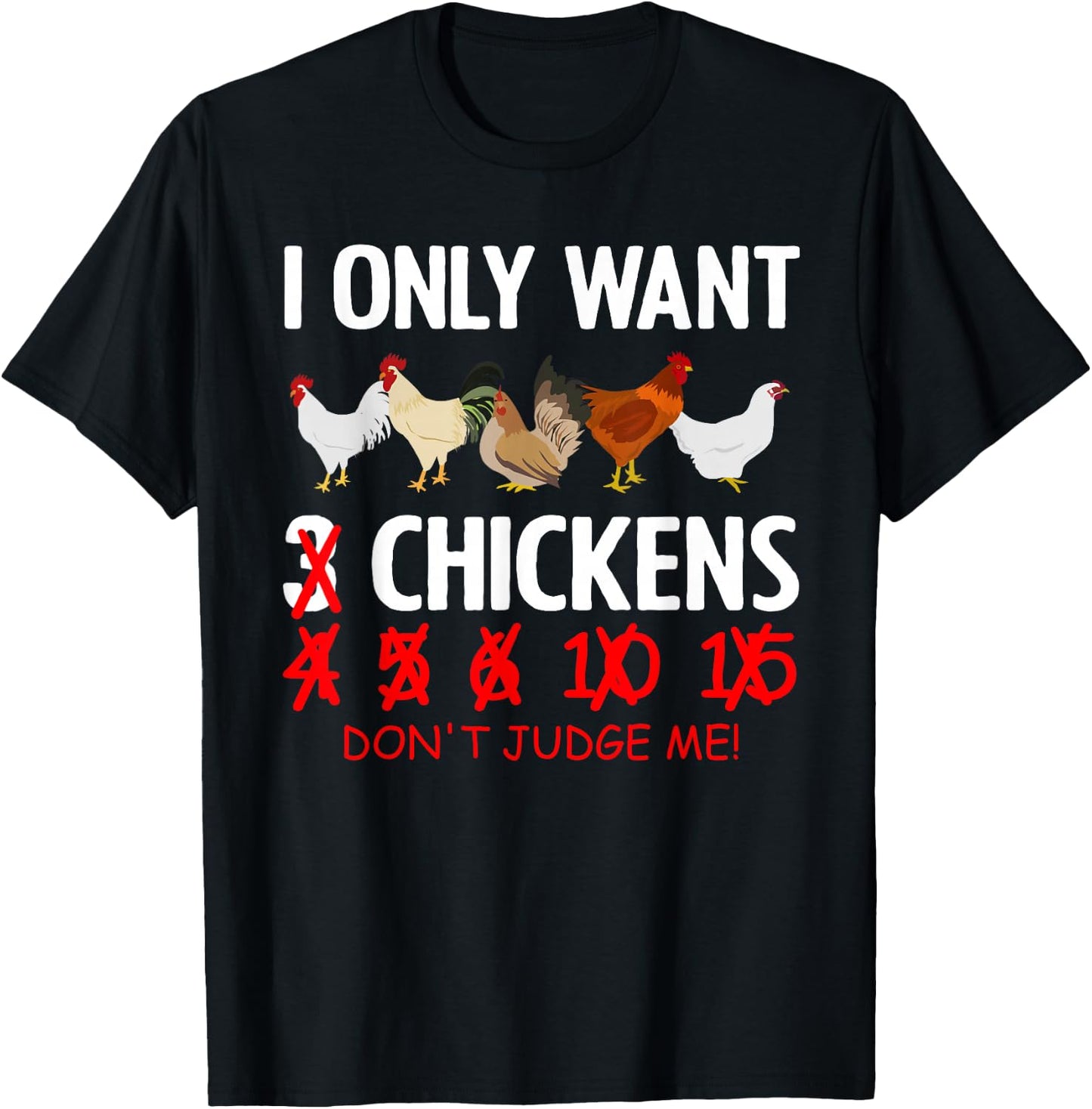 Funny Chicken Design Women Poultry Chicken Lovers T-Shirt - T-Shirt | Black