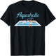 Aquaholic Fitness Aerobic Workout Aquafitness Water Aerobic T-Shirt - T-Shirt | Black