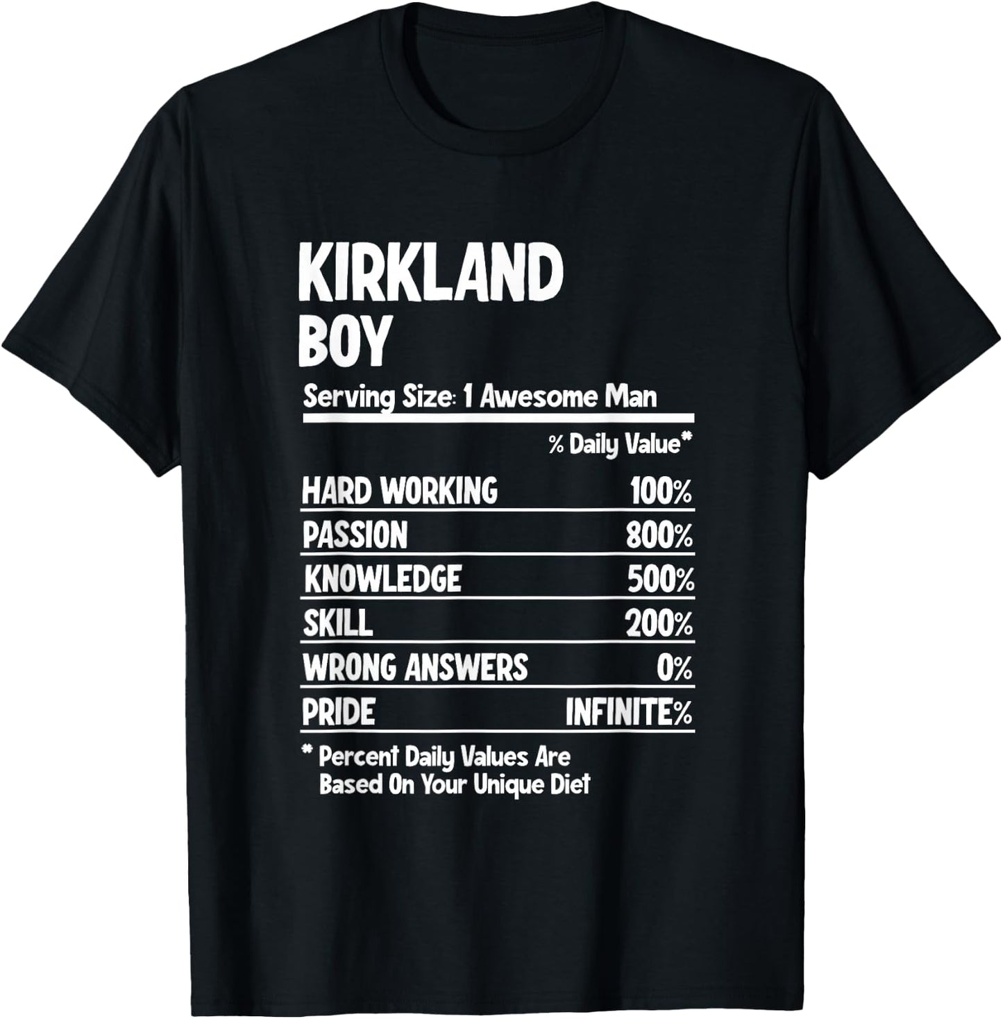 Boy from Kirkland T-Shirt - T-Shirt | Black