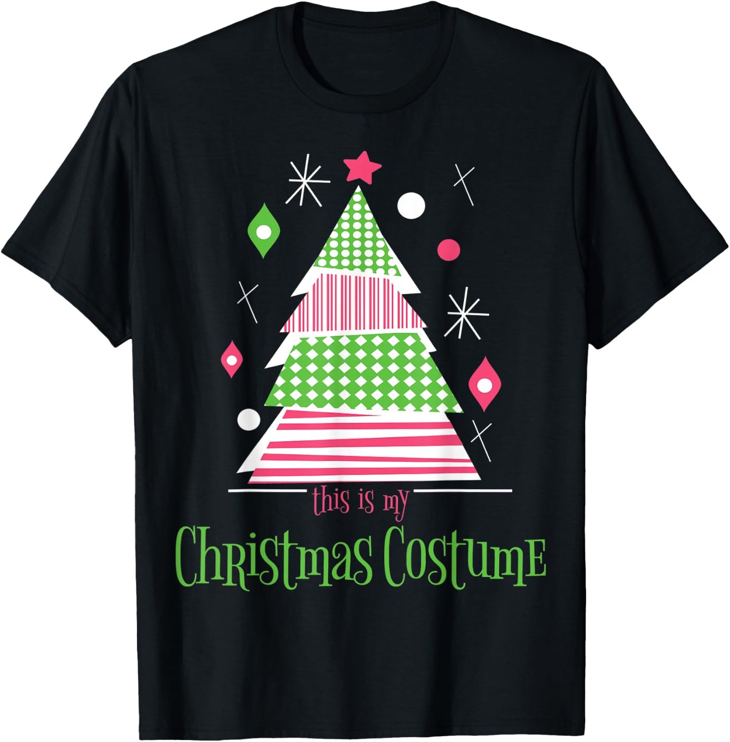 This Is My Christmas Costume Shirt 70s Costume 80s Costume T-Shirt - T-Shirt | Black