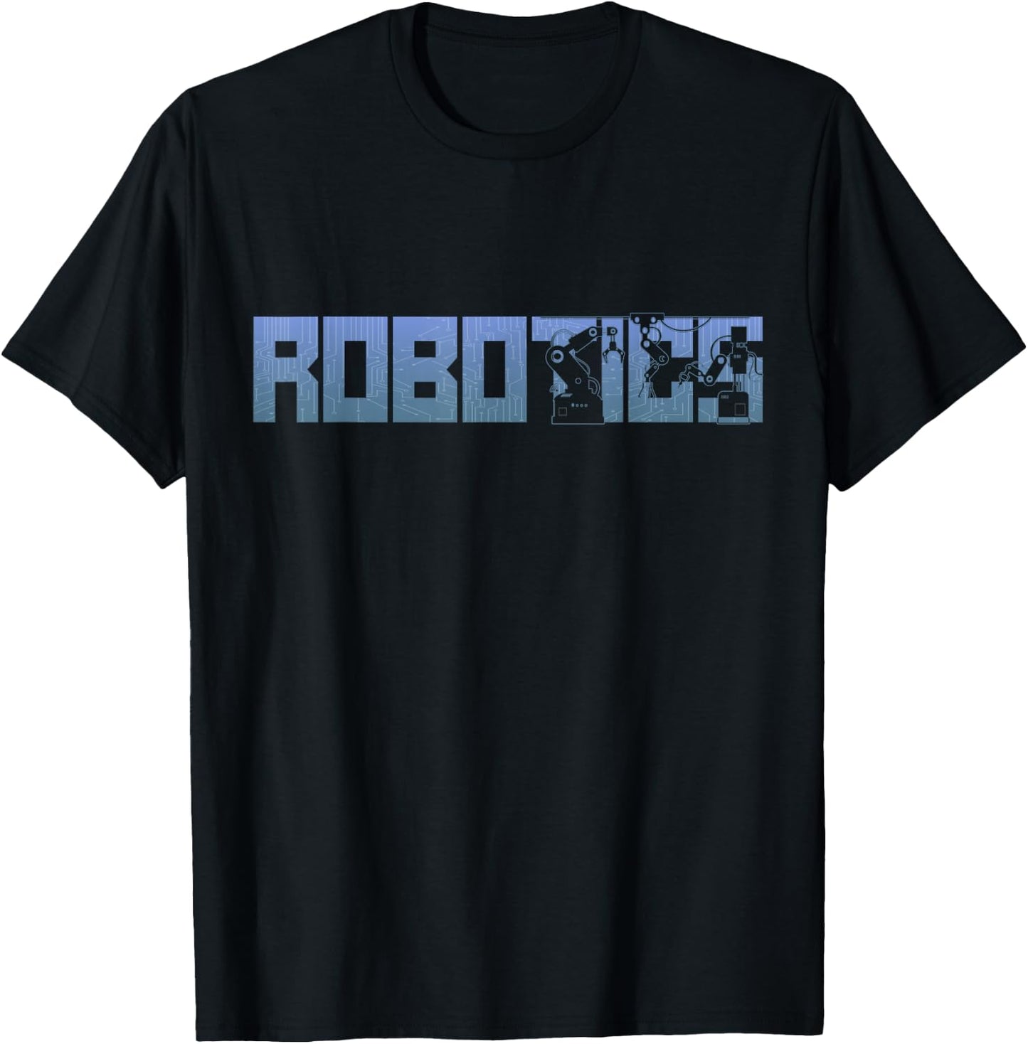 Robot Robotics Engineer Robotics T-Shirt - T-Shirt | Black