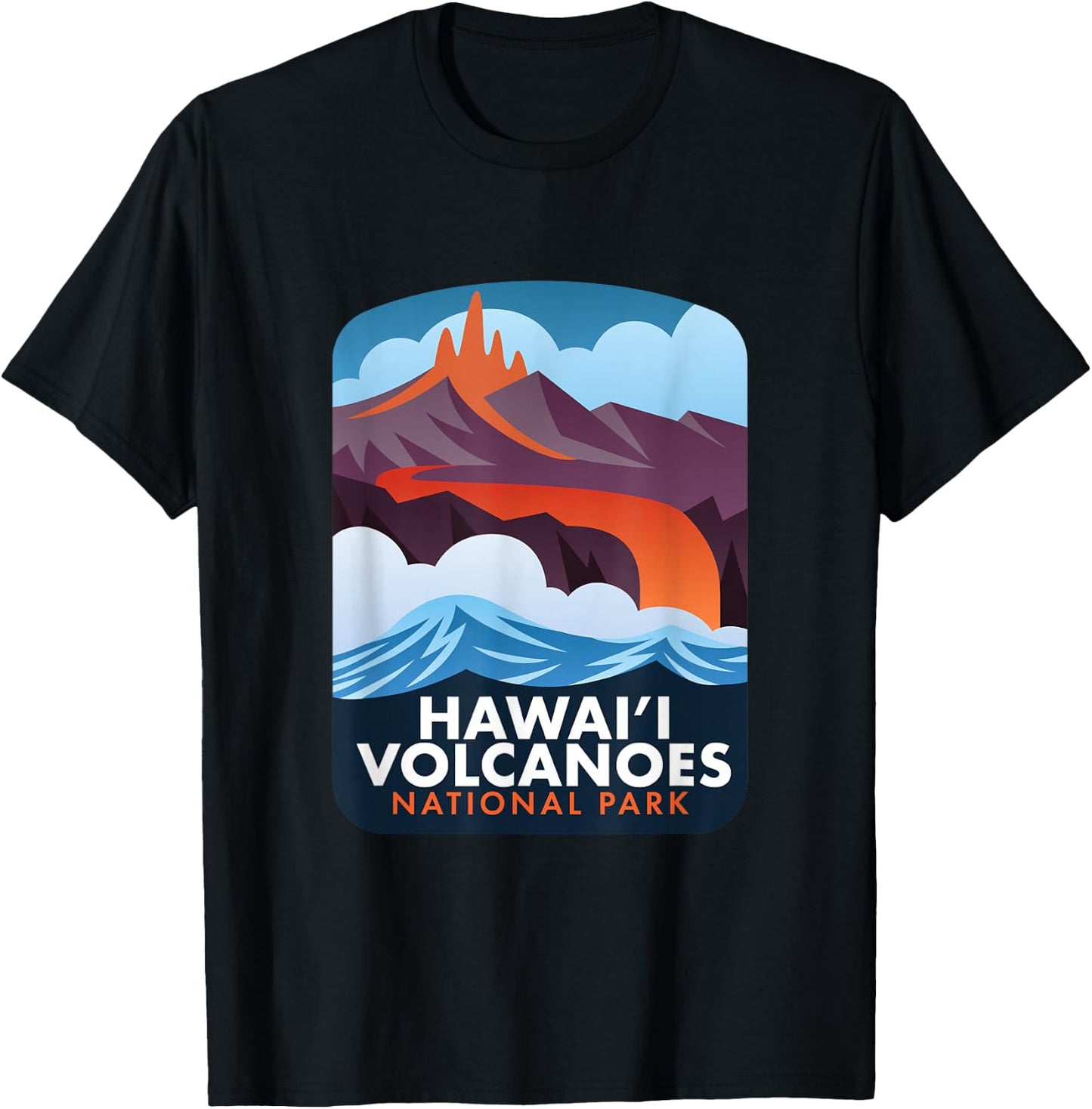 Hawaii Volcanoes National Park T-Shirt - T-Shirt | Black