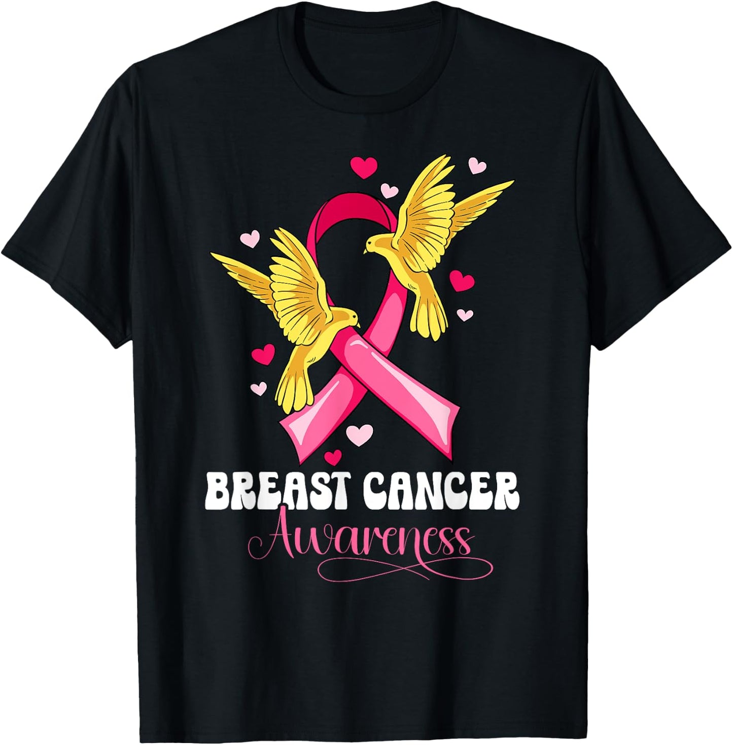 Breast Cancer Awareness T-Shirt - T-Shirt | Black