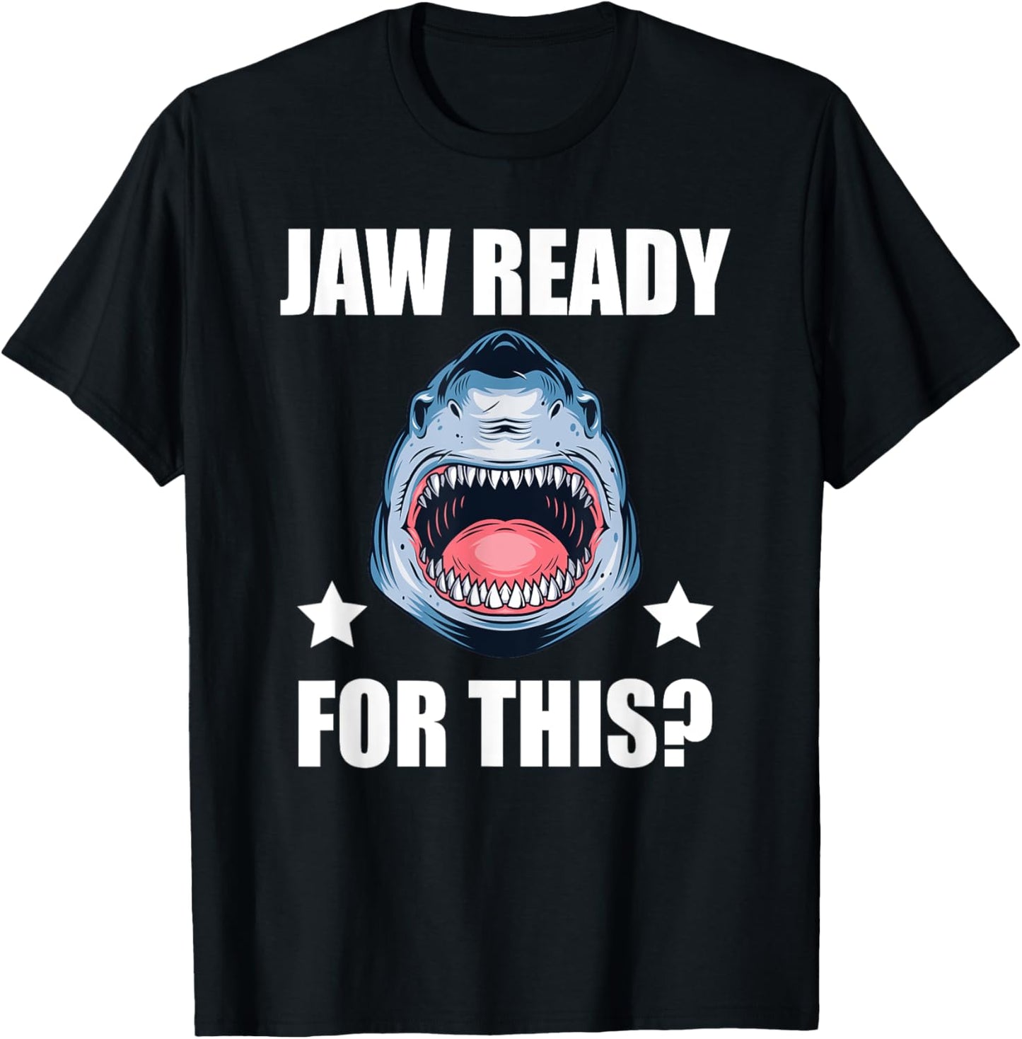 Shark Jaw Love Ocean Fish Wildlife Costume | & T-Shirt - T-Shirt | Black
