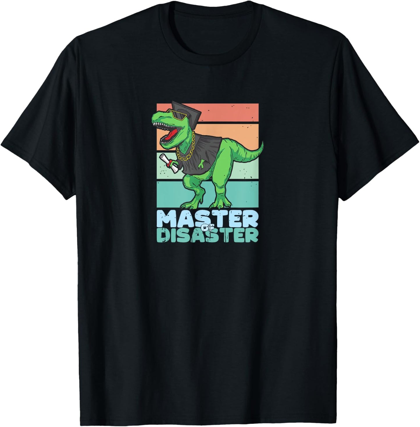 Master of Disaster | Graduation | Diploma | Gift T-Shirt - T-Shirt | Black