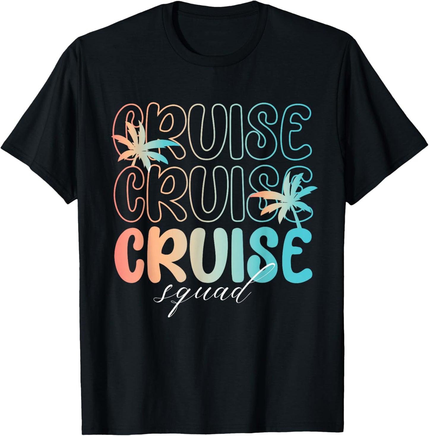 Cruise Squad 2026 Vacation Matching Family T-Shirt - T-Shirt | Black