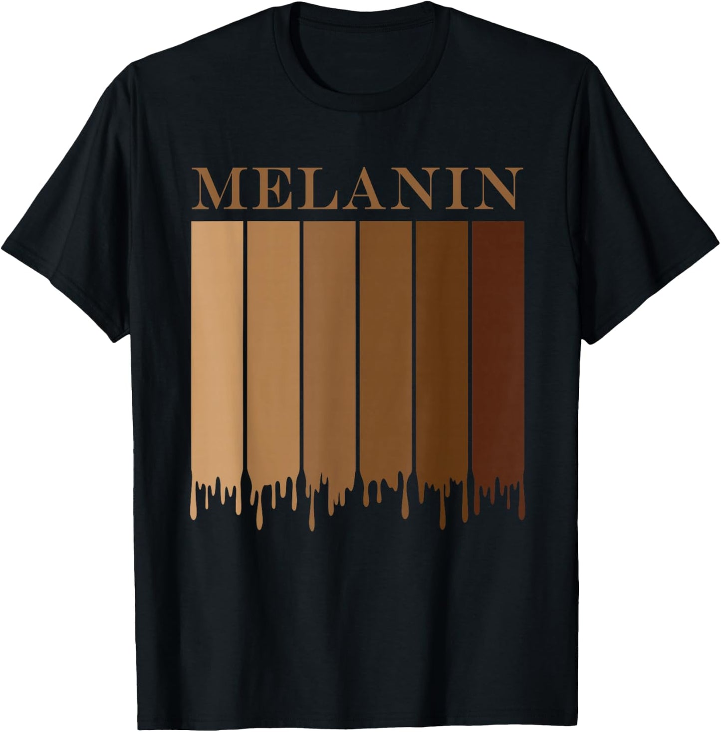 Drippin Melanin Black History Month shirt girls BHM T-Shirt - T-Shirt | Black