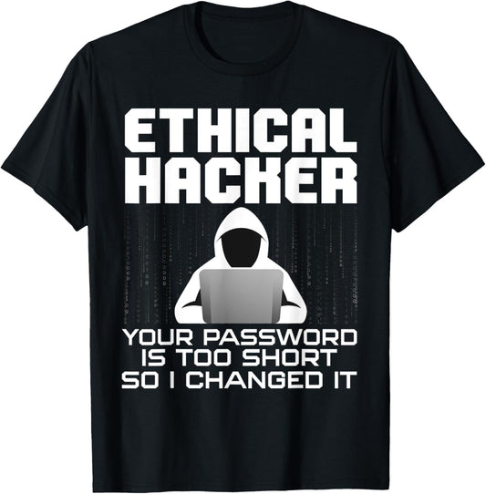 Funny Hacker Art Women Hacking Lover Computer Nerd T-Shirt - T-Shirt | Black