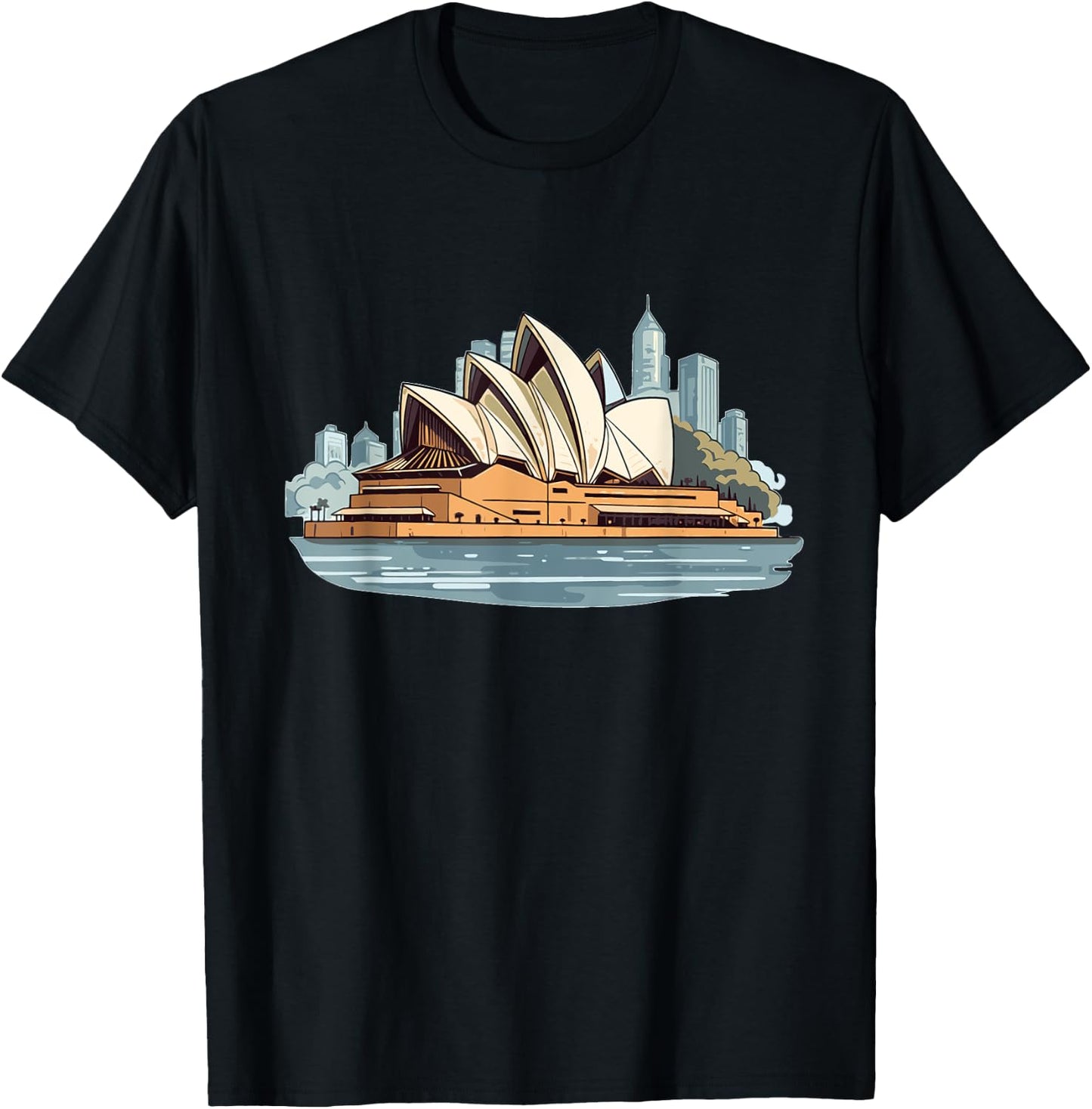 Sydney Opera House Australia T-Shirt - T-Shirt | Black