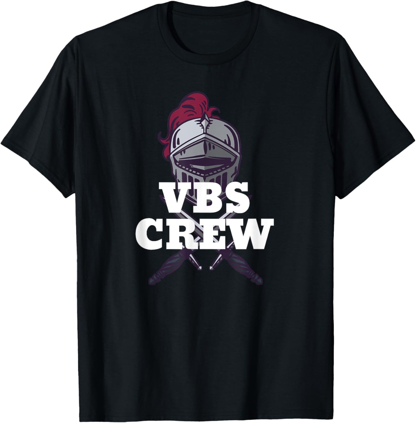 I Love VBS 2025 Knights Vacation Bible School Knight T-Shirt - T-Shirt | Black
