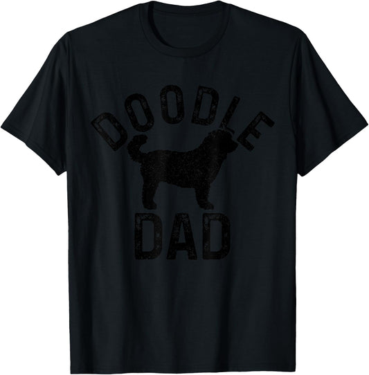 Doodle Dad Goldendoodle Labradoodle Dad Funny Dog Men T-Shirt - T-Shirt | Black