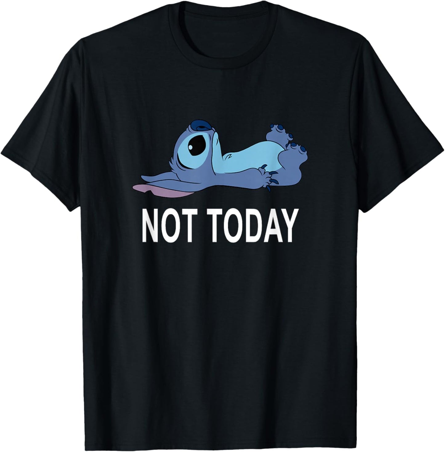 Disney Lilo & Stitch Not Today Tired Pose Cute Toddler T-Shirt - T-Shirt | Black