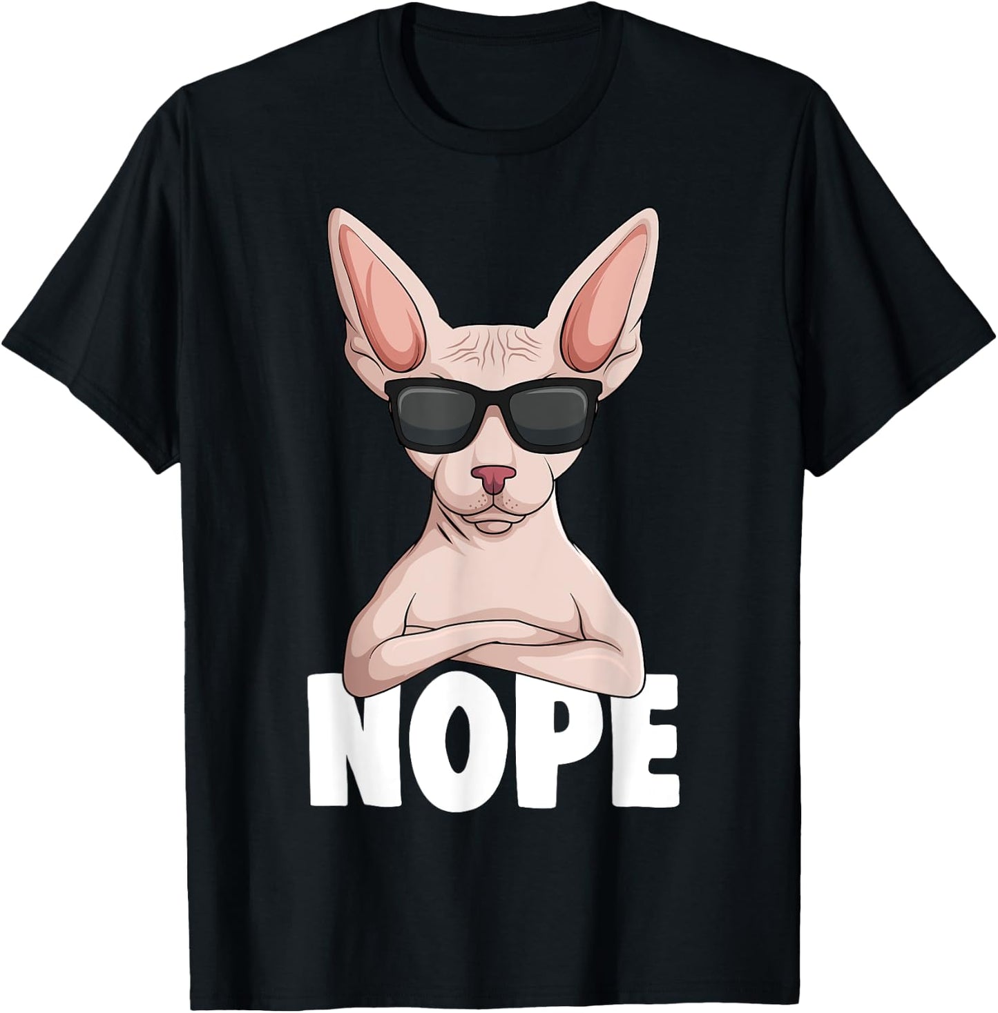 Sphynx Cat Sphinx Hairless Cat T-Shirt - T-Shirt | Black