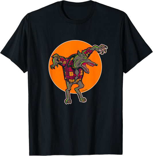 Disney 100 Nightmare Before Christmas Halloween Wolfman T-Shirt - T-Shirt | Black