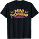 Mini Dachshund Mama Miniature Wiener Dog Lover Mom T-Shirt - T-Shirt | Black