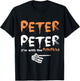 Peter Pumpkin Eater Halloween Matching Couples Costume T-Shirt - T-Shirt | Black