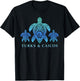 Turks & Caicos Tribal Green and Hawksbill Turtles Unity T-Shirt - T-Shirt | Black