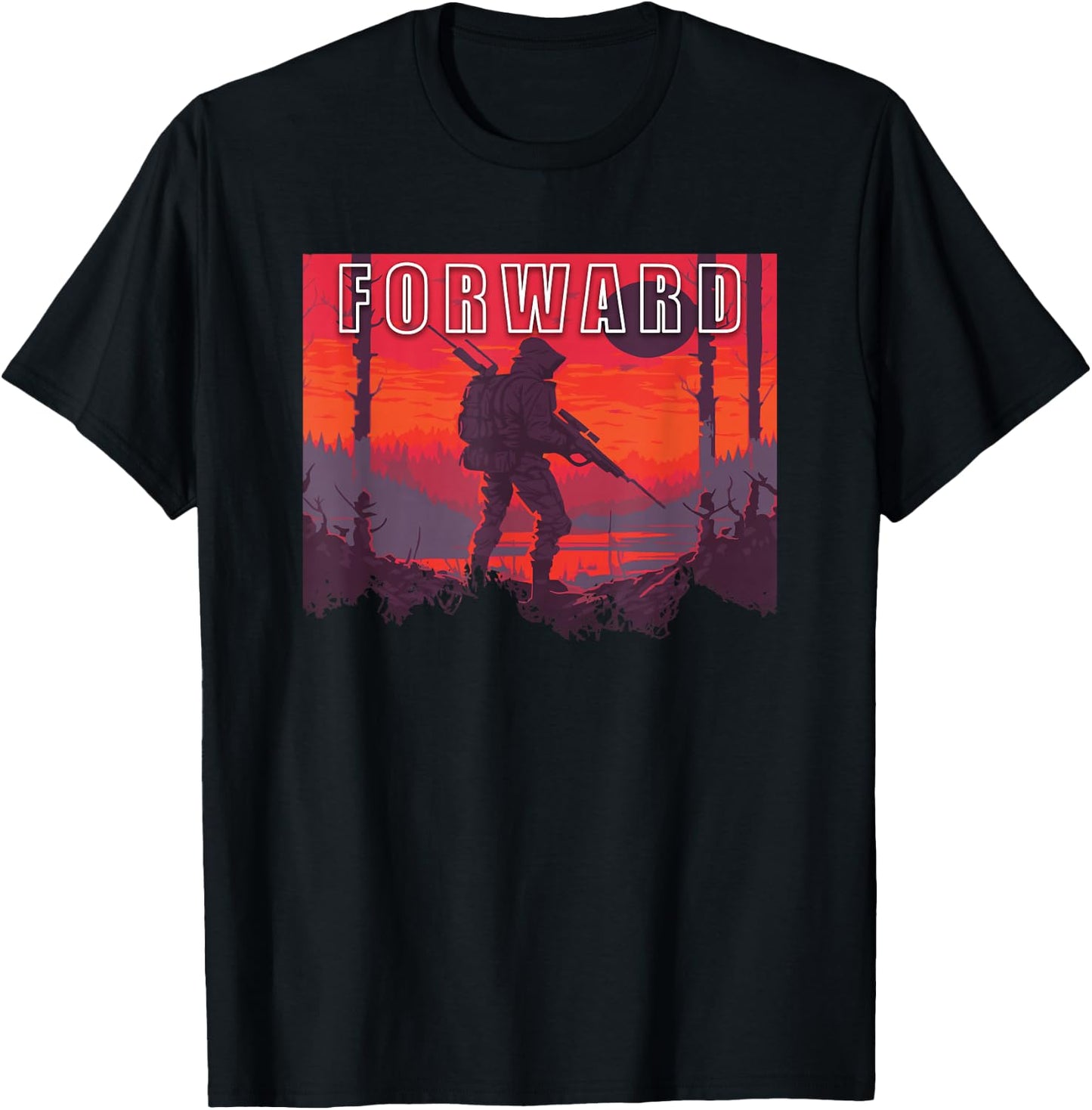 Forward Observations Group. Fog Retro Scout T-Shirt - T-Shirt | Black