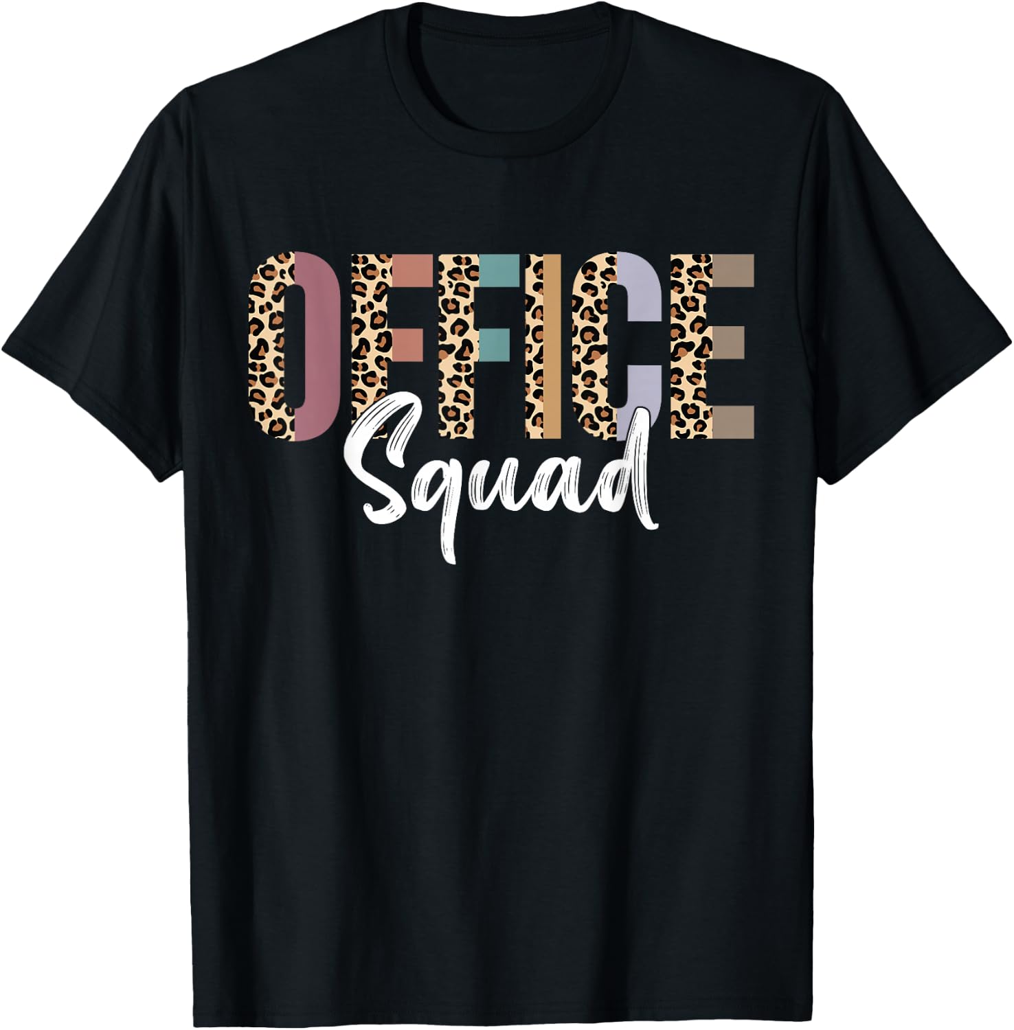 Office Squad Administrative Gifts Assistant School Secretary T-Shirt - T-Shirt | Black