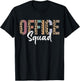 Office Squad Administrative Gifts Assistant School Secretary T-Shirt - T-Shirt | Black