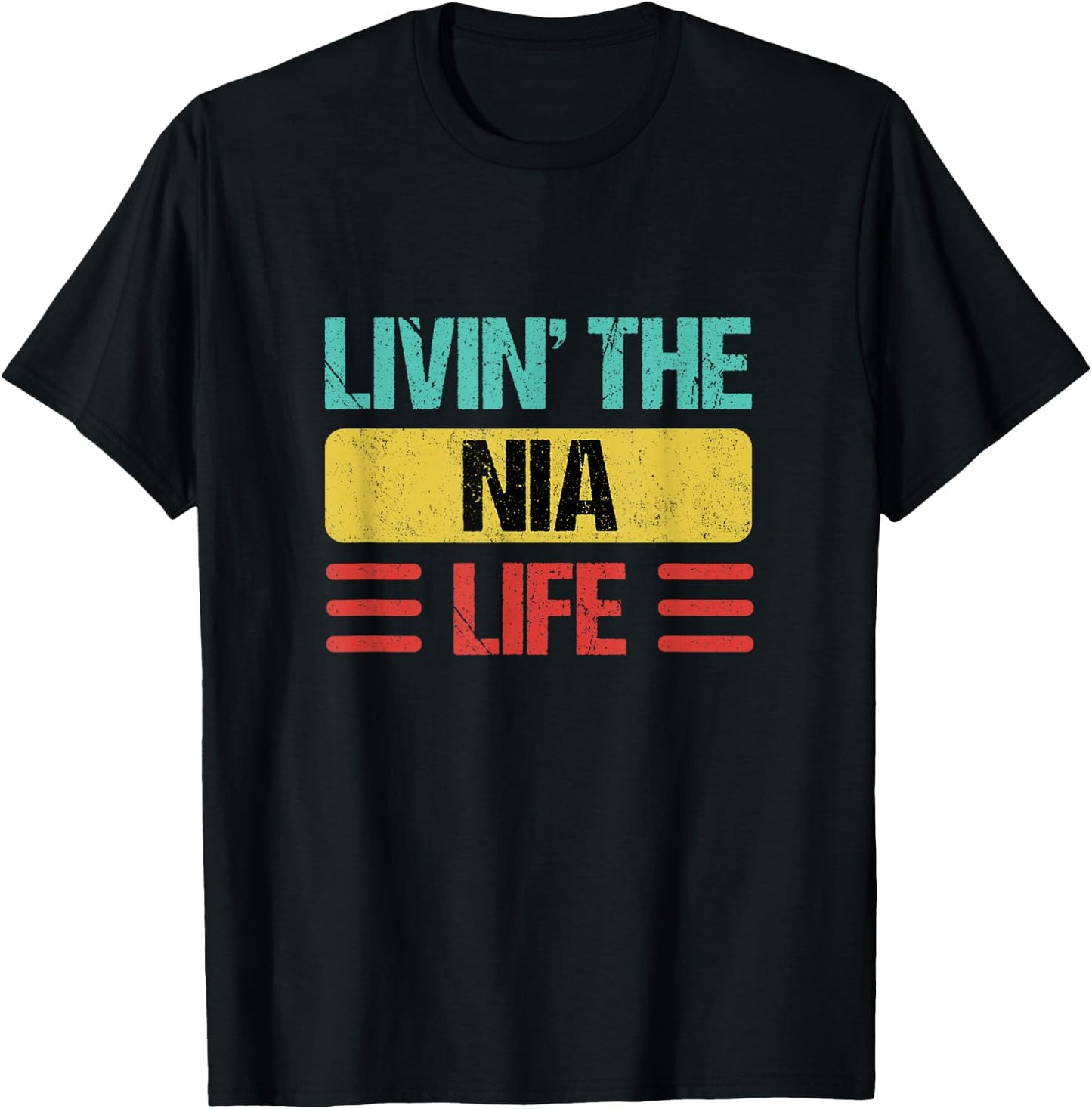 Nia Name T-Shirt - T-Shirt | Black