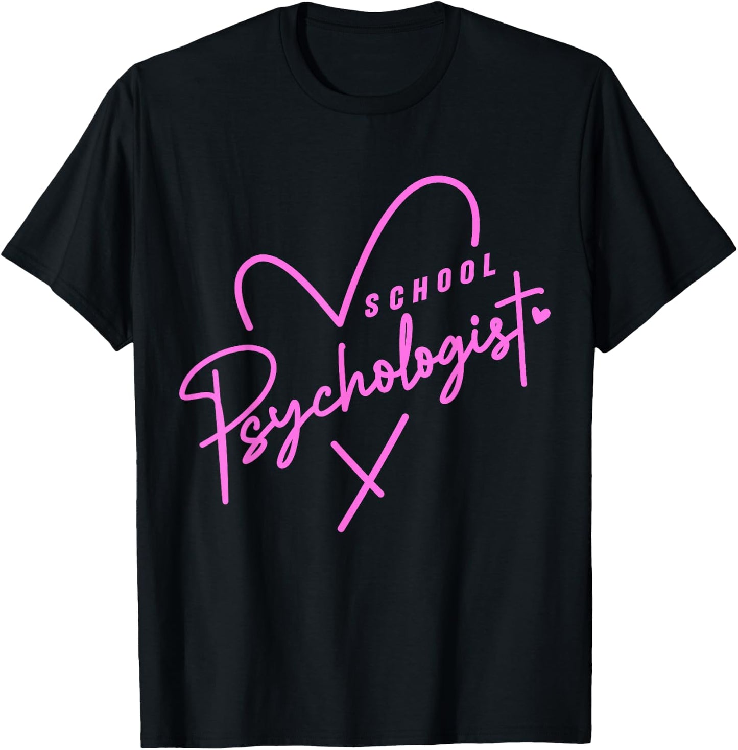 Clinical School Psychologist Teacher & Psych Major Student T-Shirt - T-Shirt | Black