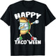 Happy Taco'Ween Spooky Taco Monster Halloween Boys Kids T-Shirt - T-Shirt | Black