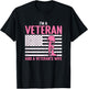 I'm A Veteran and A Veteran's Wife Funny Female Veteran Girl T-Shirt - T-Shirt | Black