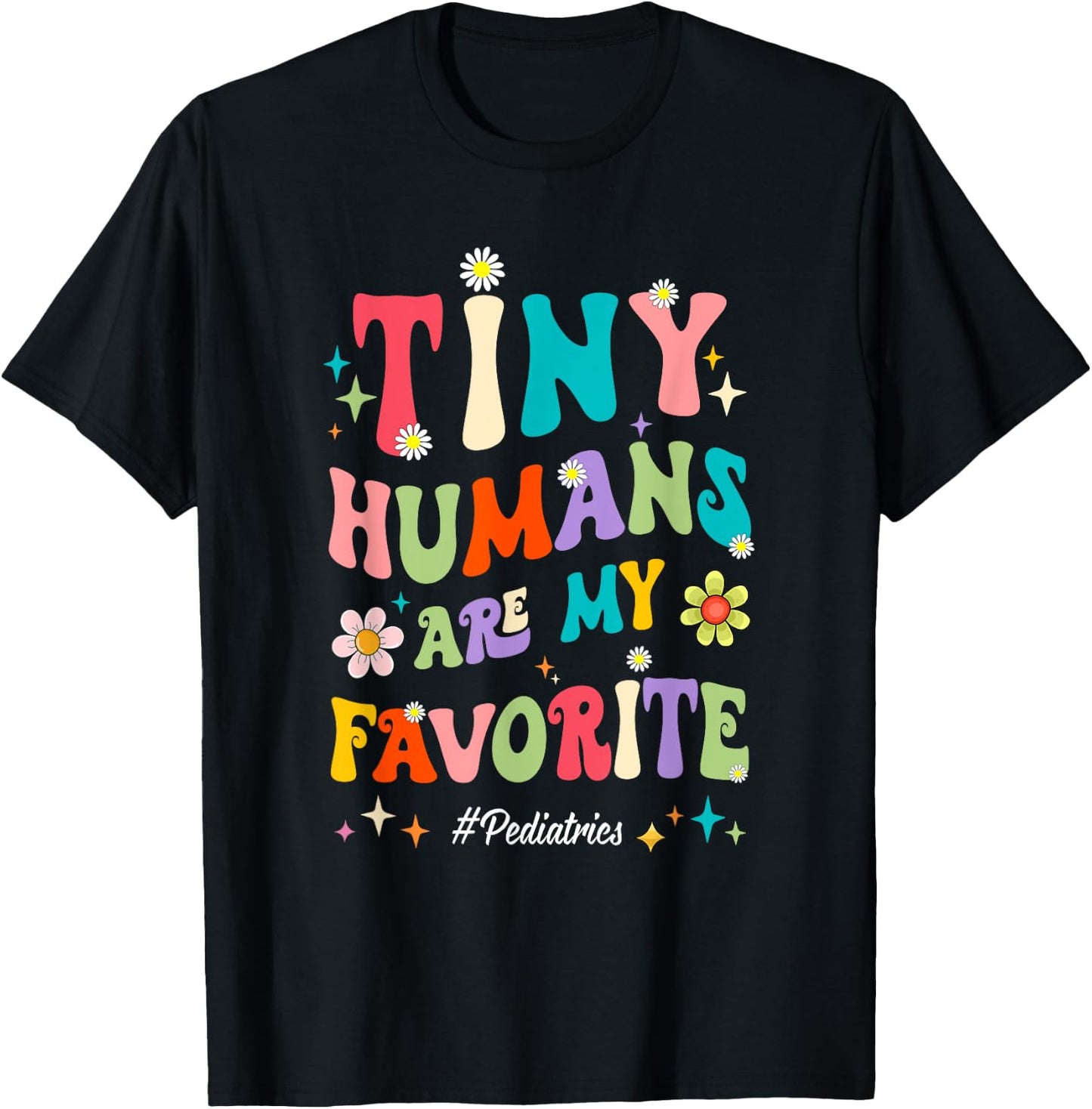 Nicu Pediatric Nurse Future Peds Nurse Nursing School Groovy T-Shirt - T-Shirt | Black
