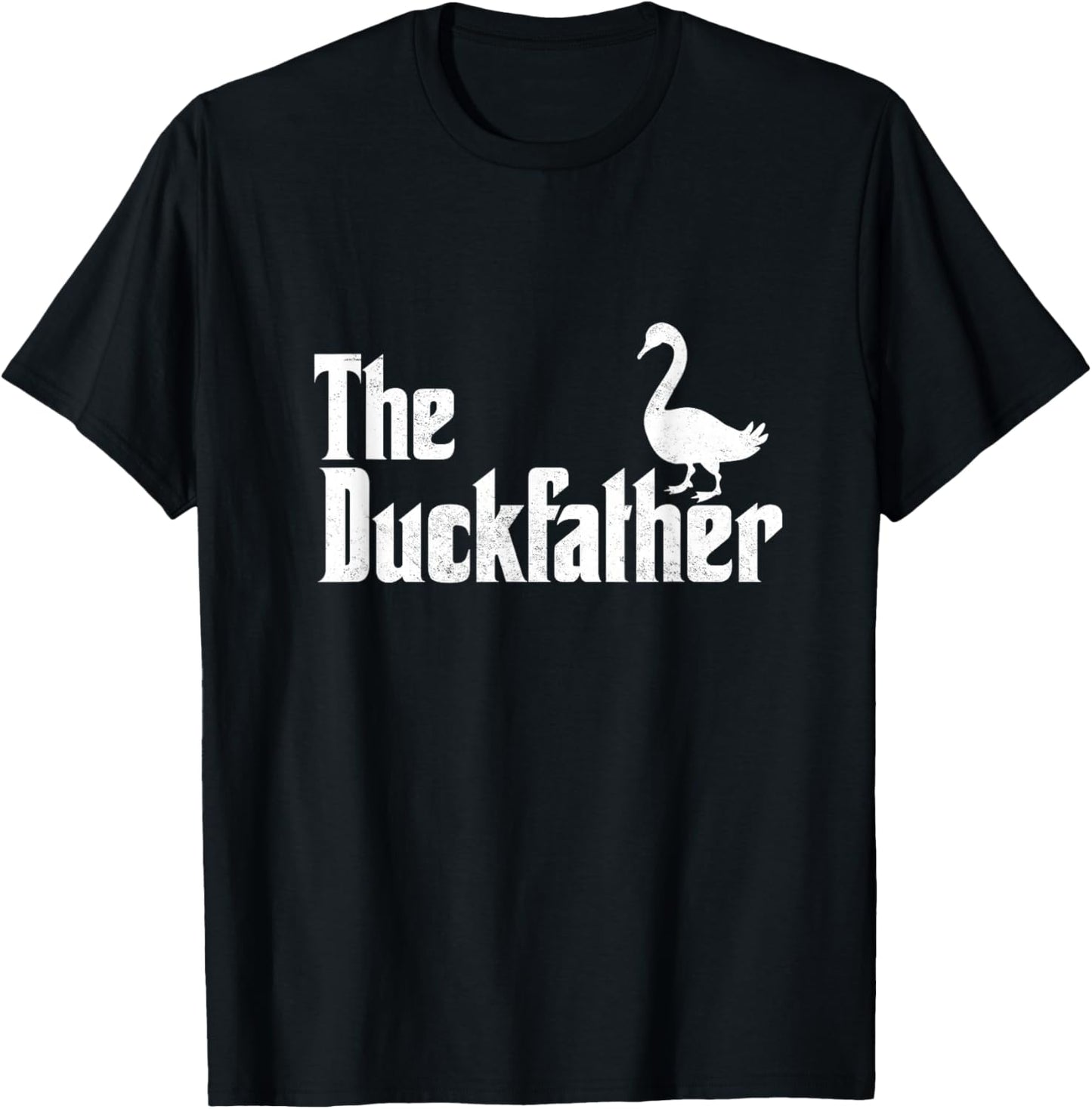 The Duck Father Duck Lover Quack Dad Fathers Day Goose Lover T-Shirt - T-Shirt | Black