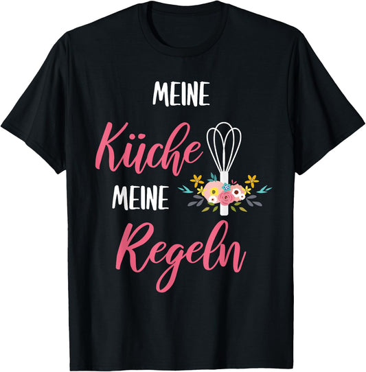 My Kitchen My Rules - Funny Chef Chef T-Shirt - T-Shirt | Black