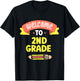 Welcome To 2Nd Grade Grader Second School Teacher T-Shirt - T-Shirt | Black